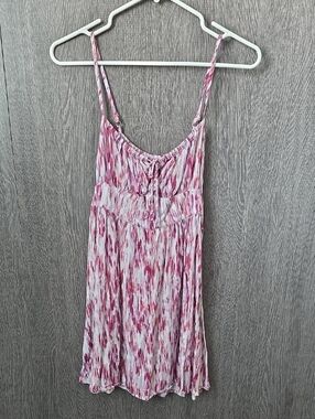 Banana Republic Pink & White Summer Dress